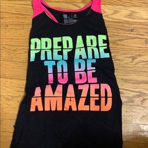 Exercise tank top